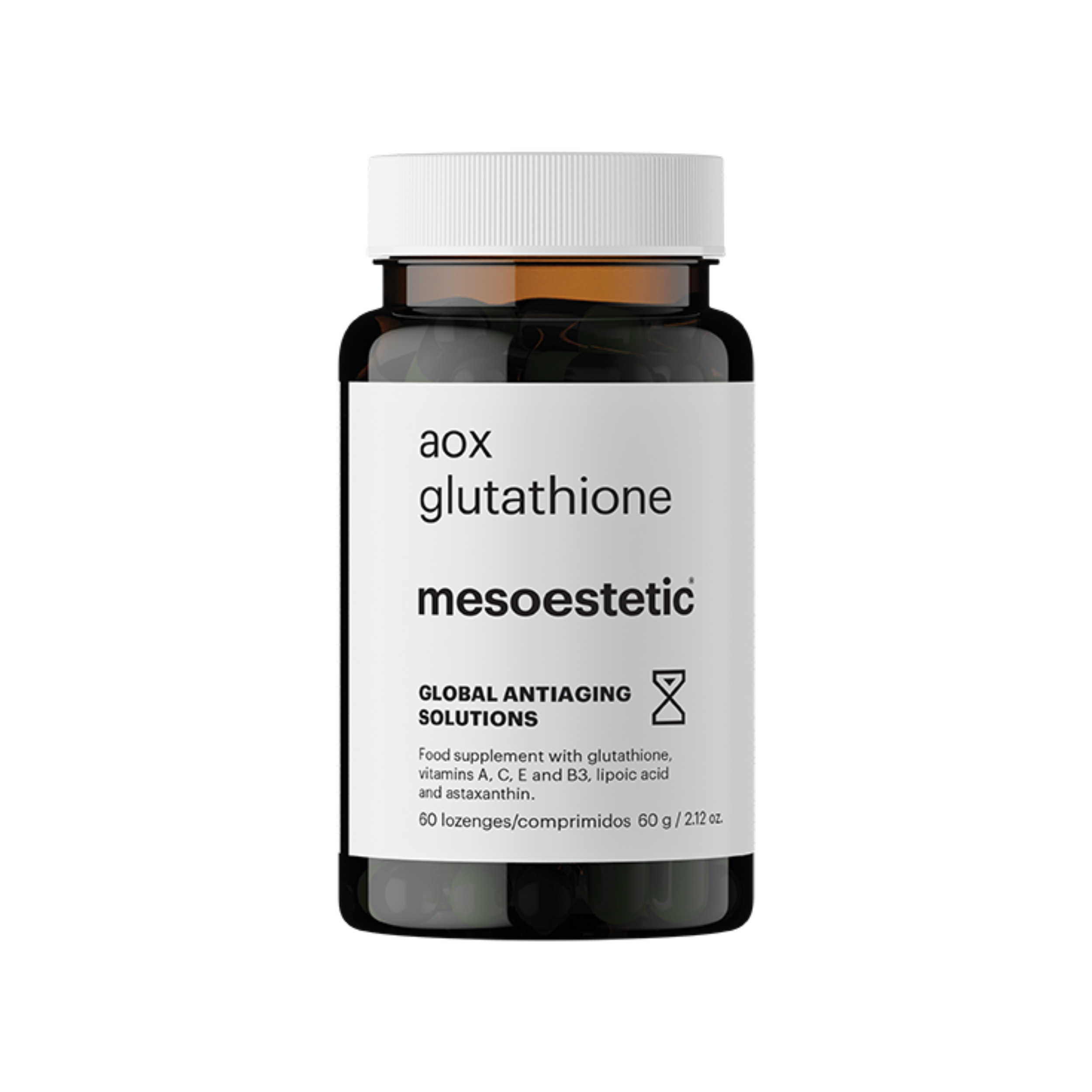 JVN Aesthetic Clinic AOX glutathione AOX glutathione Mesoestetic supplementen Jill Vannueten Huidexpert huidverbetering salon Zutendaal Limburg België