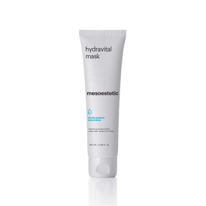 Hydravital face mask Mesoestetic Jill Vannueten | Huidexpert Schoonheidssalon gespecialiseerd in huidverbetering Zutendaal