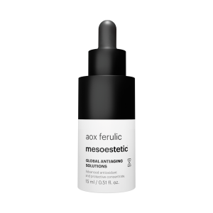 AOX ferulic Mesoestetic supplementen Jill Vannueten Huidexpert huidverbetering salon Zutendaal Limburg België