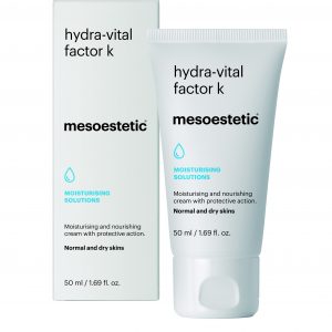 Hydra-vital factor K Mesoestetic Jill Vannueten Skincare beauty & Make-uw schoonheidssalon Zutendaal limburg