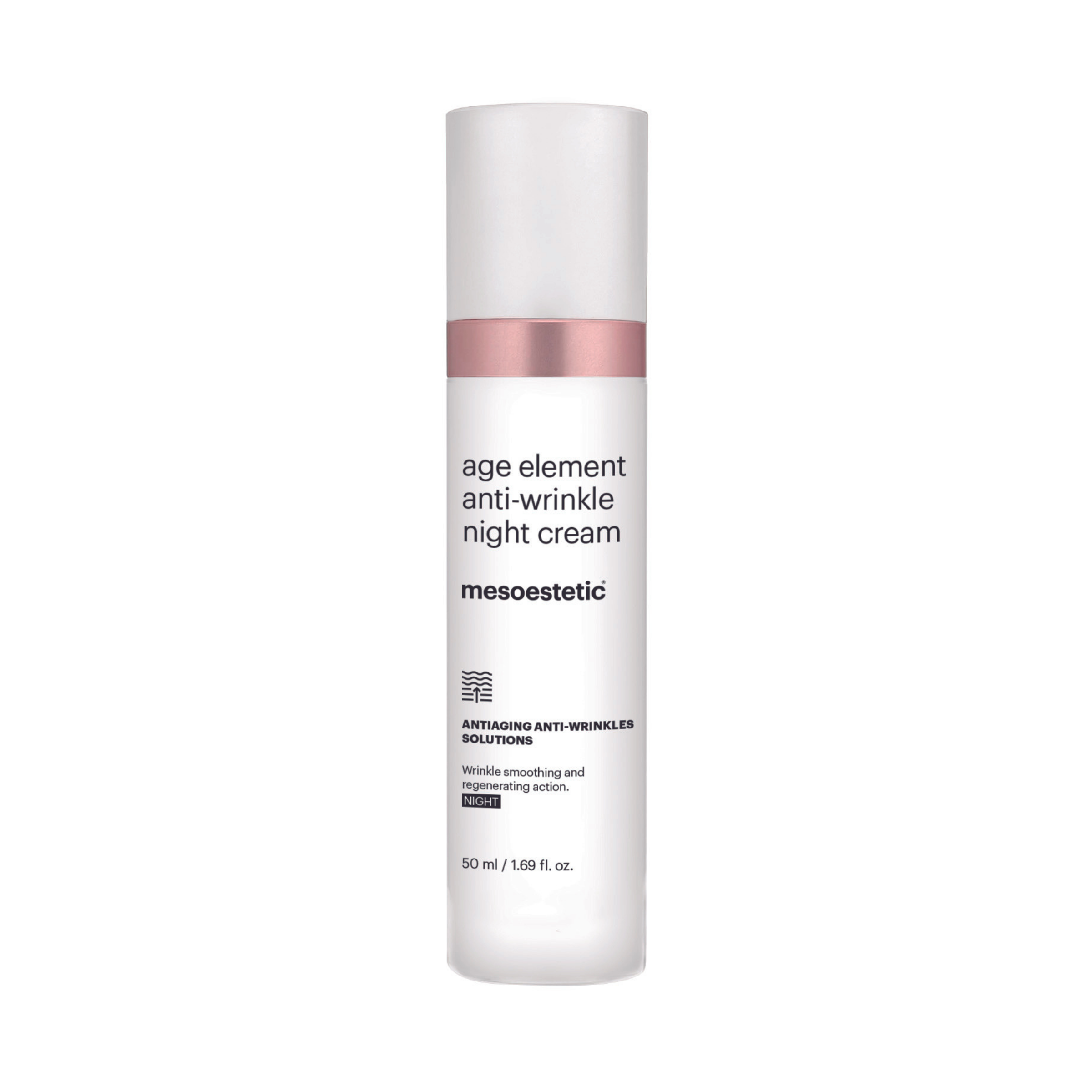 JVN Aesthetic Clinic Anti-wrinkle night cream Age Element Anti-Wrinkle Night Cream Jill Vannueten | Huidexpert Schoonheidssalon gespecialiseerd in huidverbetering Zutendaal Mesoestetic limburg België